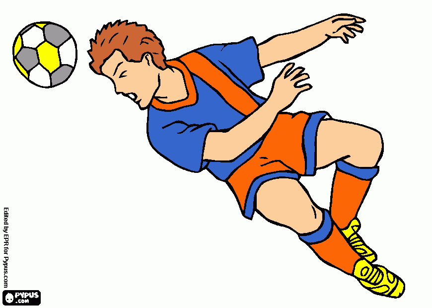 dessin footballeur