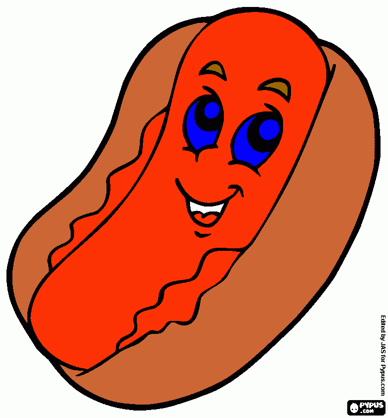 dessin hot dog