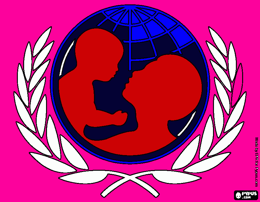 dessin logo unicef