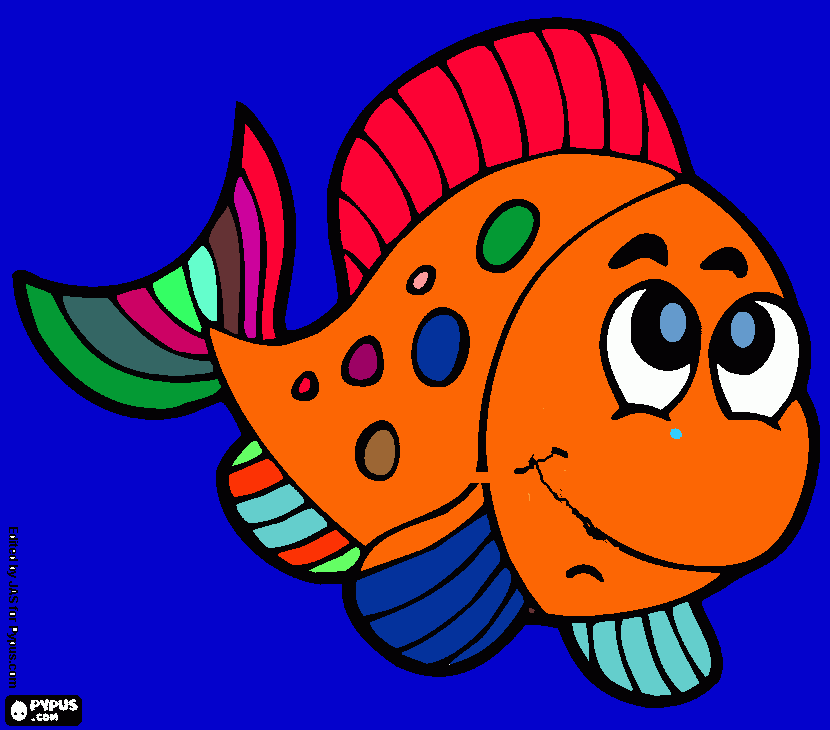 dessin sacré beau poisson