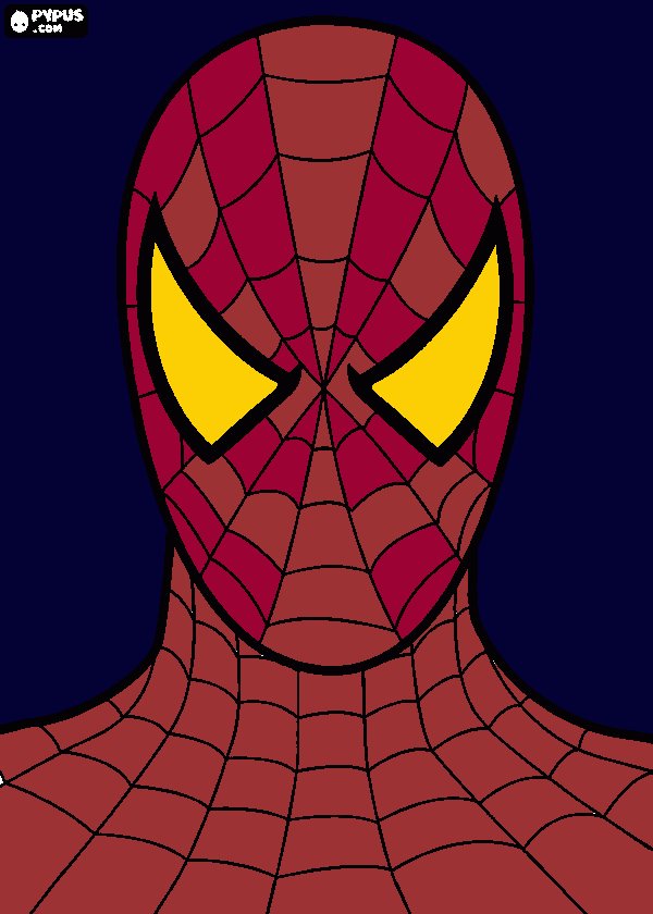 dessin spiderman pour théo de la part de xavier 