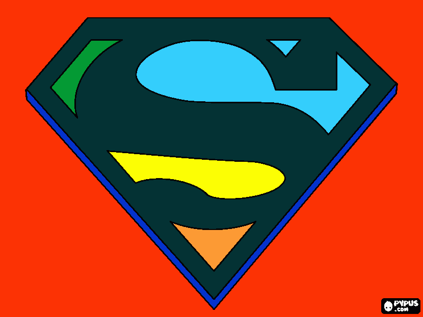 dessin superman loan