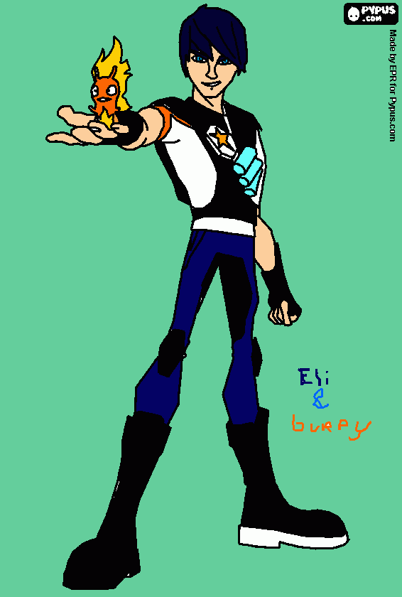 dessin eli et burpy