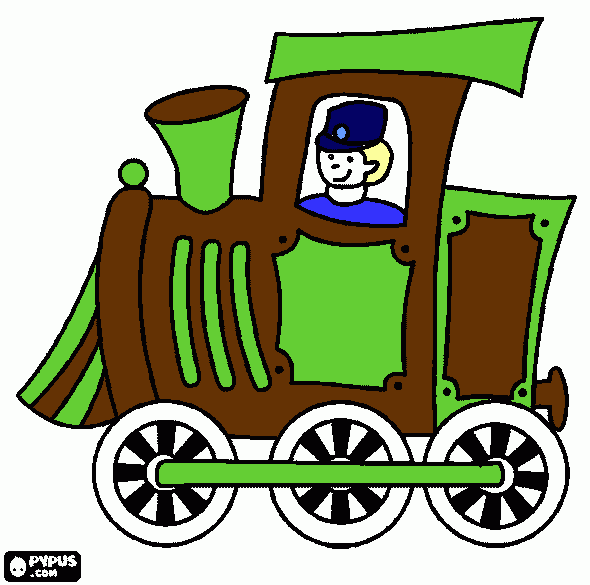 dessin le petit train